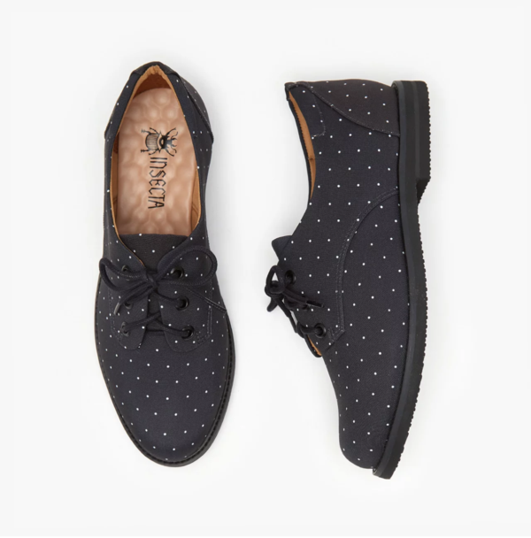 Mini Polka Dots Oxford - Insecta Shoes