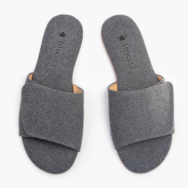 Mono Gris Slipper - Insecta Shoes
