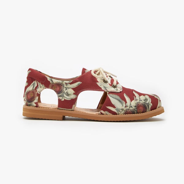 Eucalyptus Cutout Oxford - Insecta Shoes