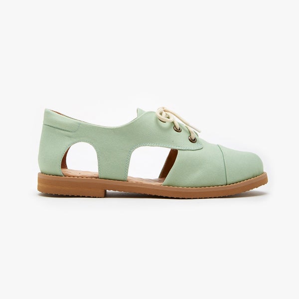 PISTACHIO  CUTOUT OXFORD - Insecta Shoes