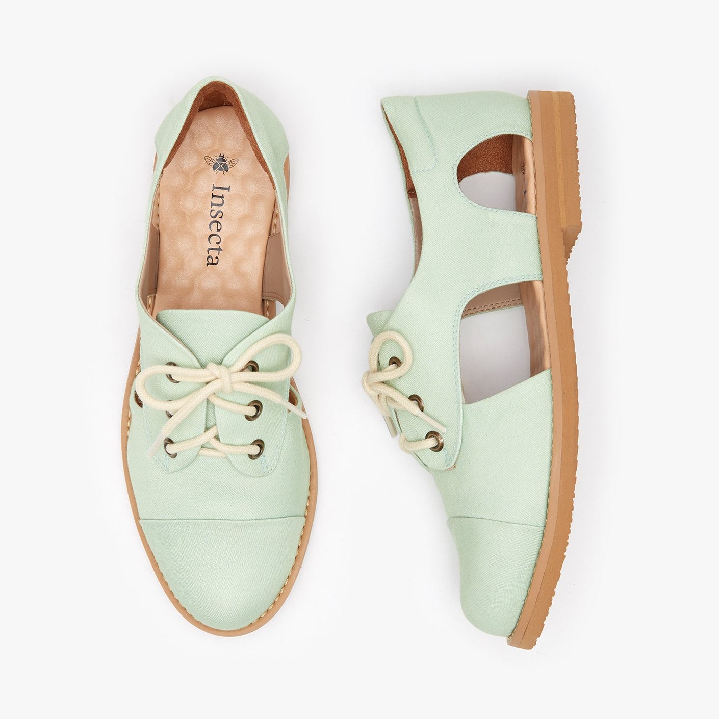 Vegan Cutout Oxfords Papilio Insecta Shoes