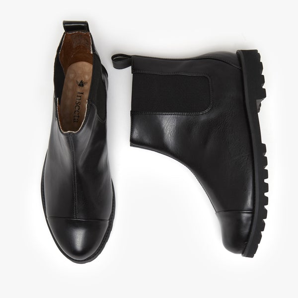 Classic Black Chelsea Boot - Insecta Shoes