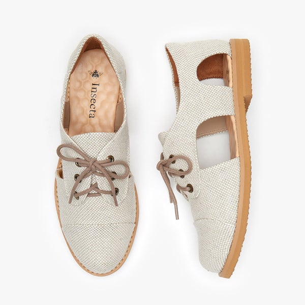 Canvas Cutout Oxford - Insecta Shoes